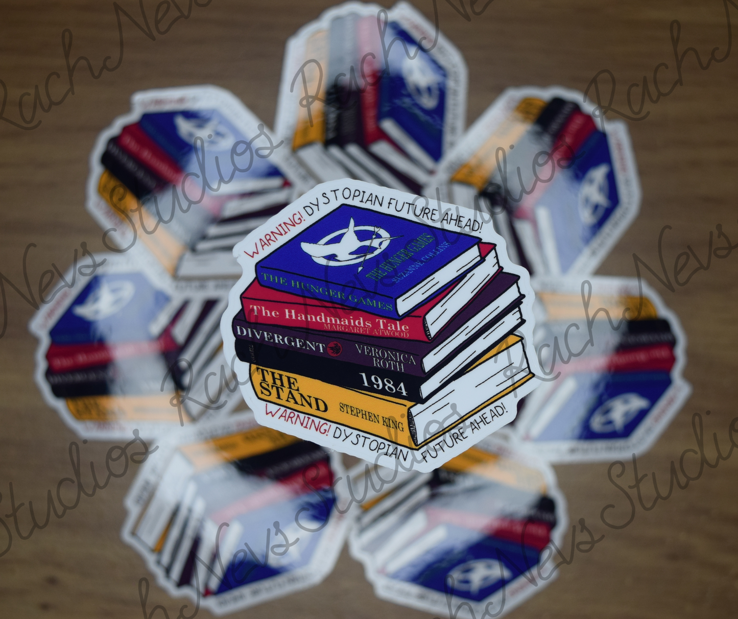 Dystopian Future Ahead - Individual Easy Peel Glossy Vinyl Sticker
